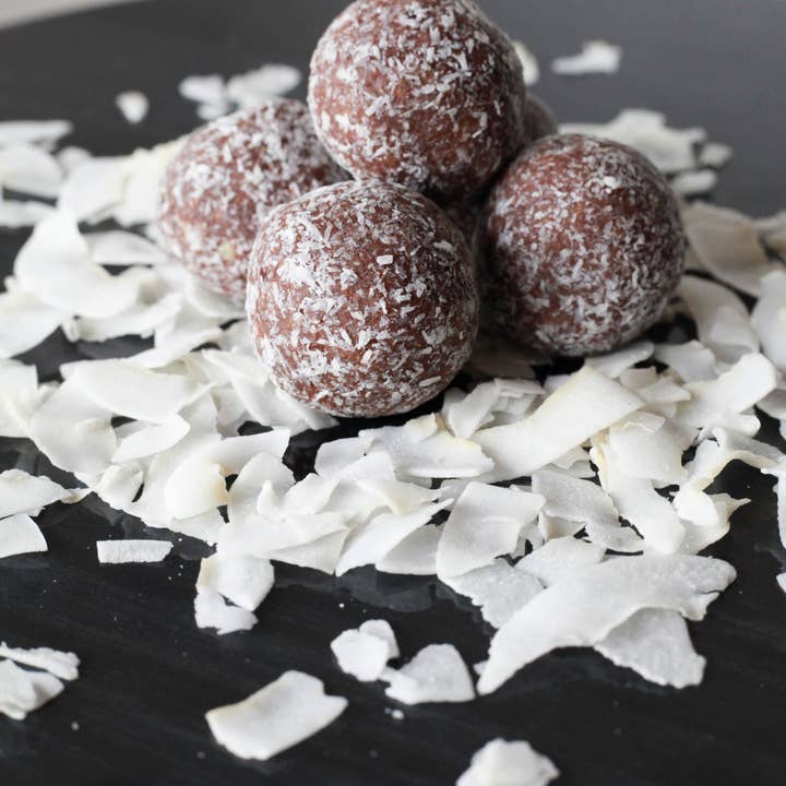 blissful Munch - Wholesale Chocolate Covered Sweets - Almond Joy Bliss Balls1