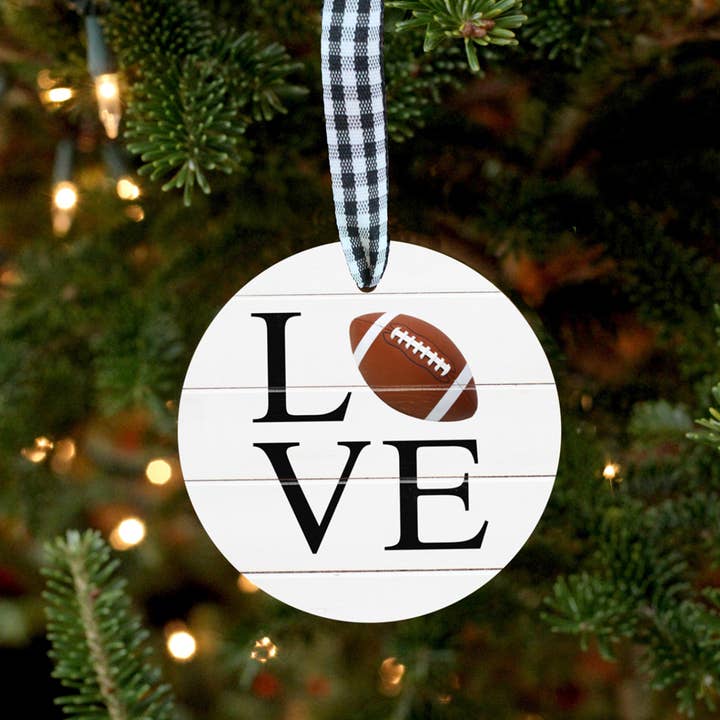 Melody Press Co. - Wholesale Ornament - Football Ornament - Sports Ornament