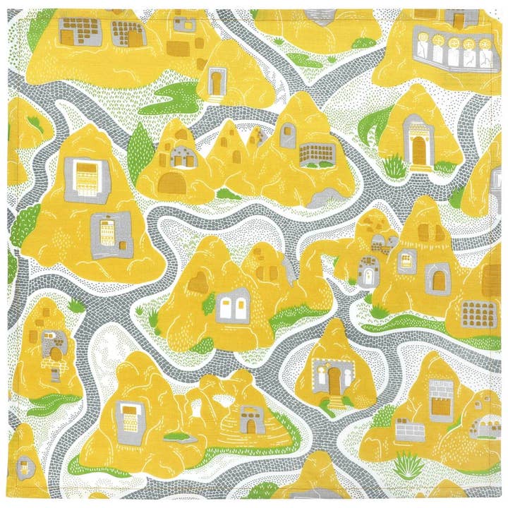 Serviettes Cave House - Set de 2 pour la vente par Safomasi