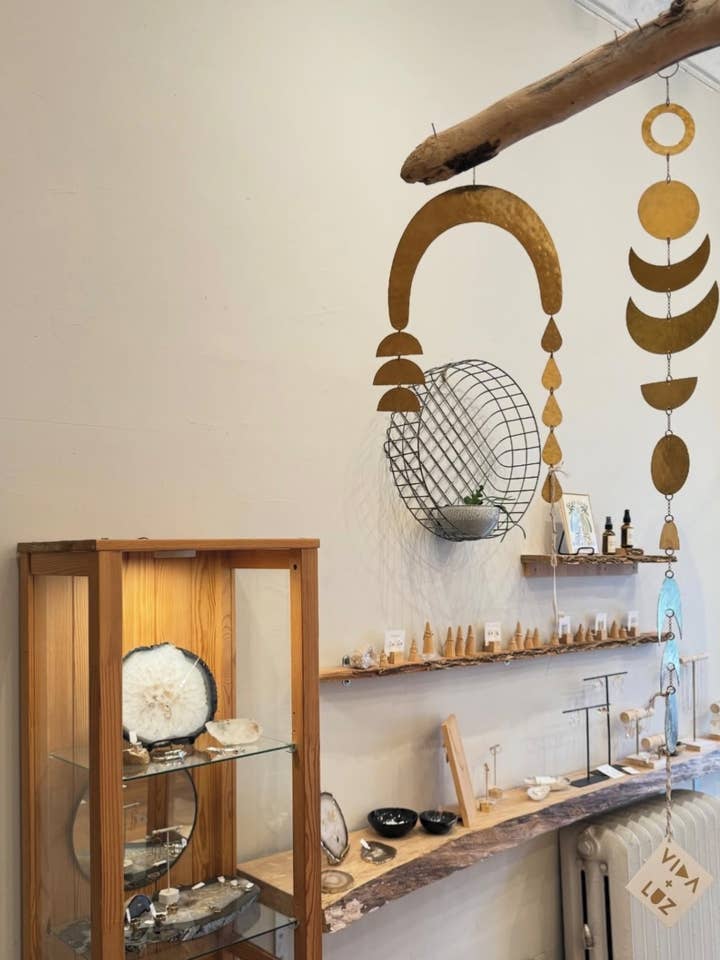 Rainbow Brass Wall Hanging | Wall Art for wholesale by Vida + Luz