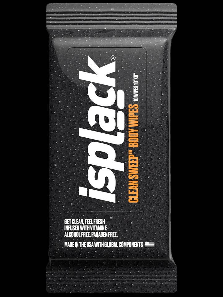 ISPLACK® CLEAN SWEEP™ BODY WIPES for wholesale by iSplack®