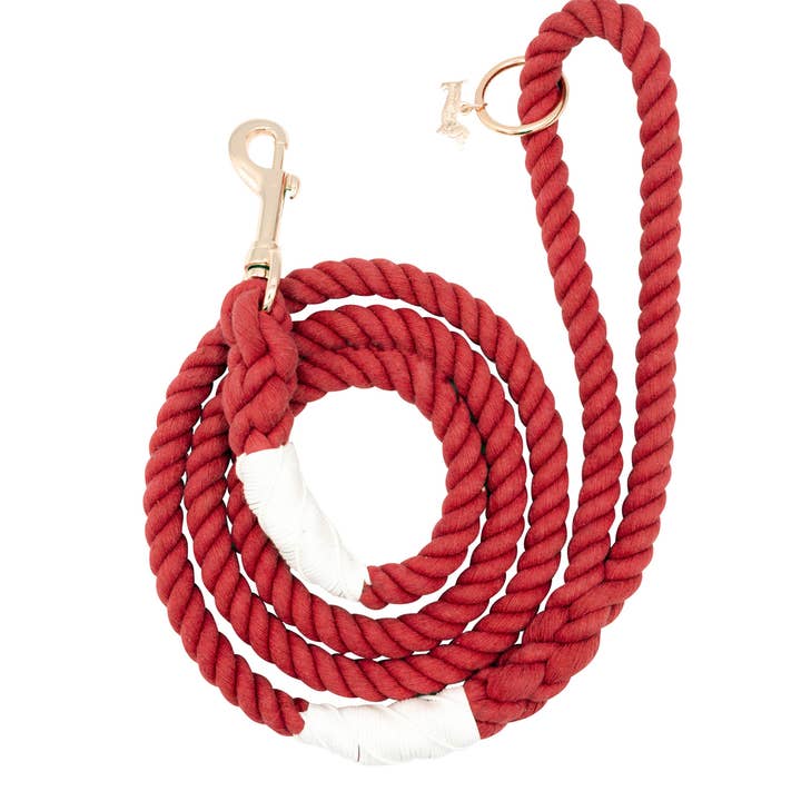 Dog Rope Leash - Crimson for wholesale by SASSY WOOF