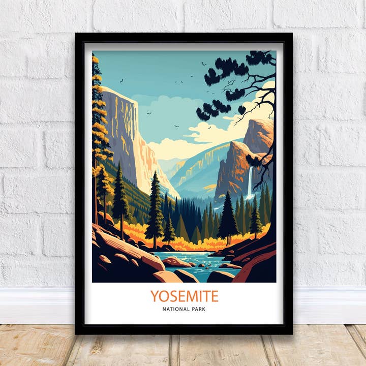 Yosemite Art Poster for wholesale by InkNPrintz