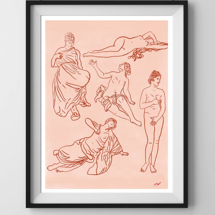 Hannah Via Art - Wholesale Art Print - Ancient Emotions Print