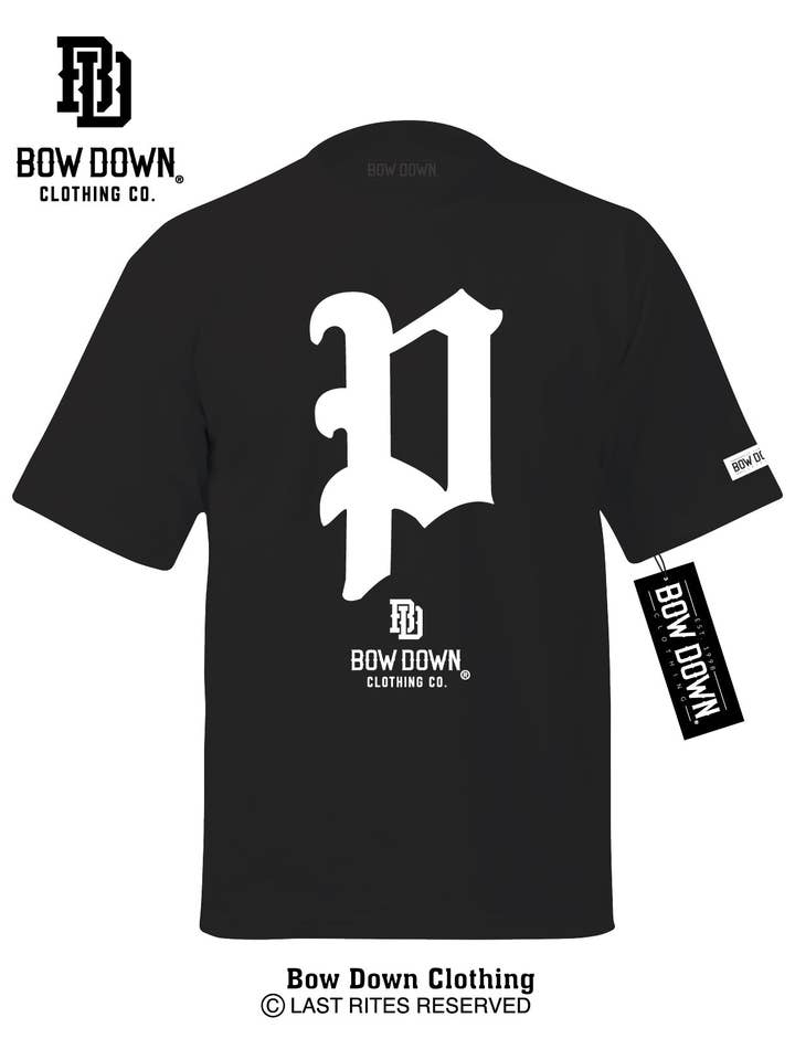 Gespserie āPā voor wholesale door Bow Down Clothing