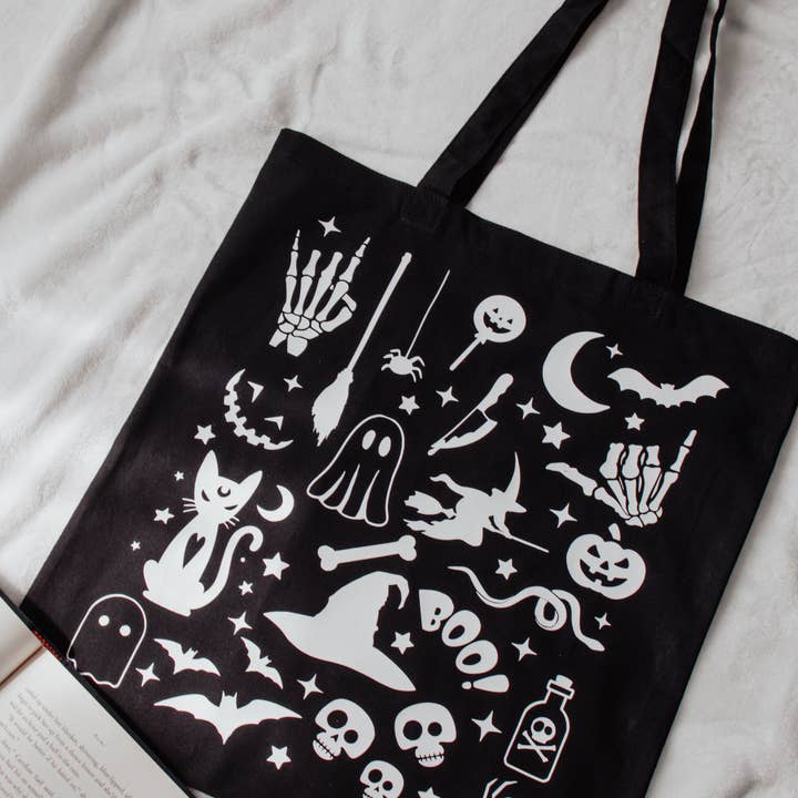 Vintage Halloween Tote Bag - Halloween Little Things for wholesale by Paper Giggles