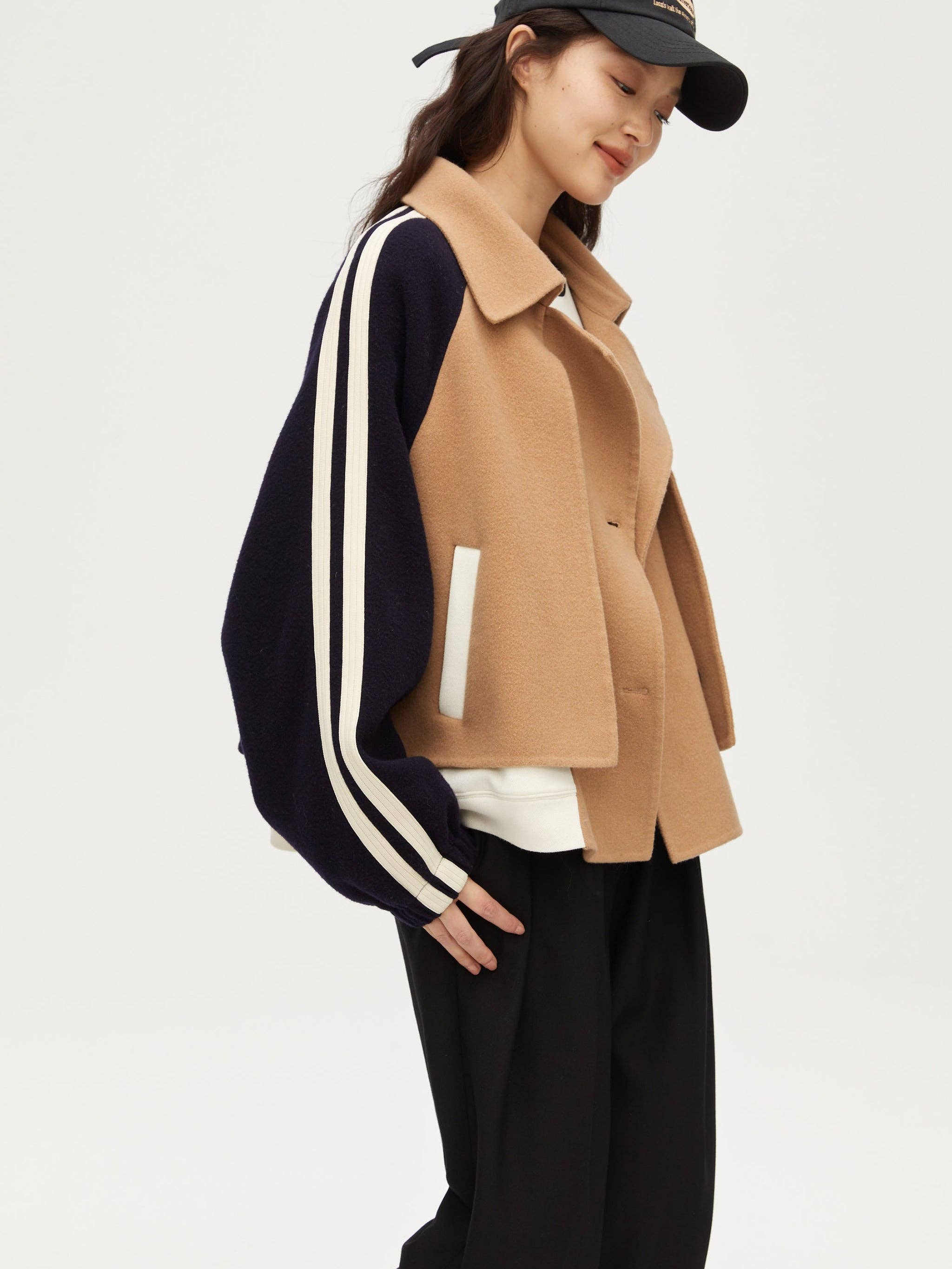 Urlazh – wholesale Jacket – Women's – Color Blocking Short Coat2