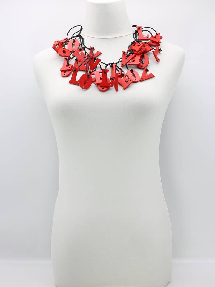 Big LOVE Necklace - Short for wholesale by Jianhui London