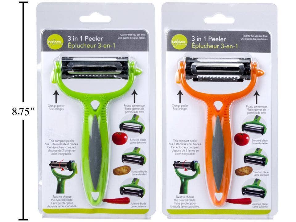 Luciano Gourmet - Wholesale Peeler - L.Gourmet 3 In 1 Peeler0