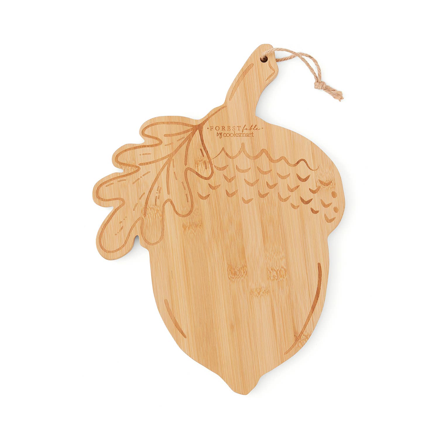 Natural Bamboo Acorn Board Forest Fable for wholesale on Faire1