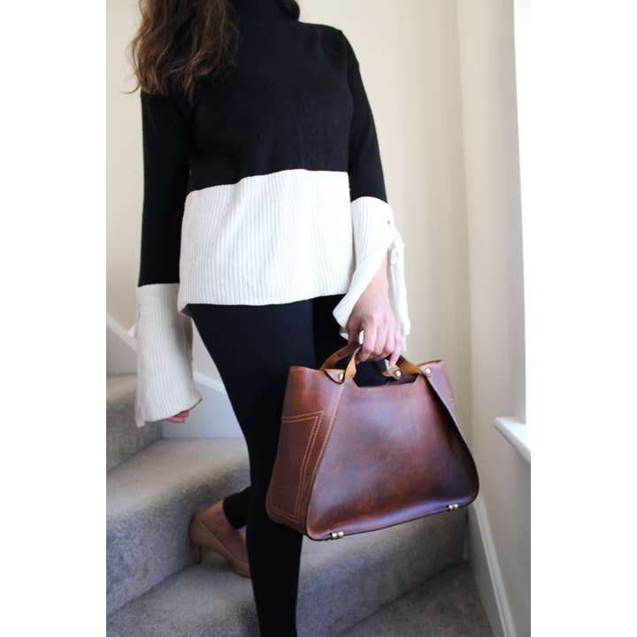 Kalating Leather UK - Wholesale Shoulder Bag - Women's - Handmade Womens Leather Handbag Shoulder bag small tote1