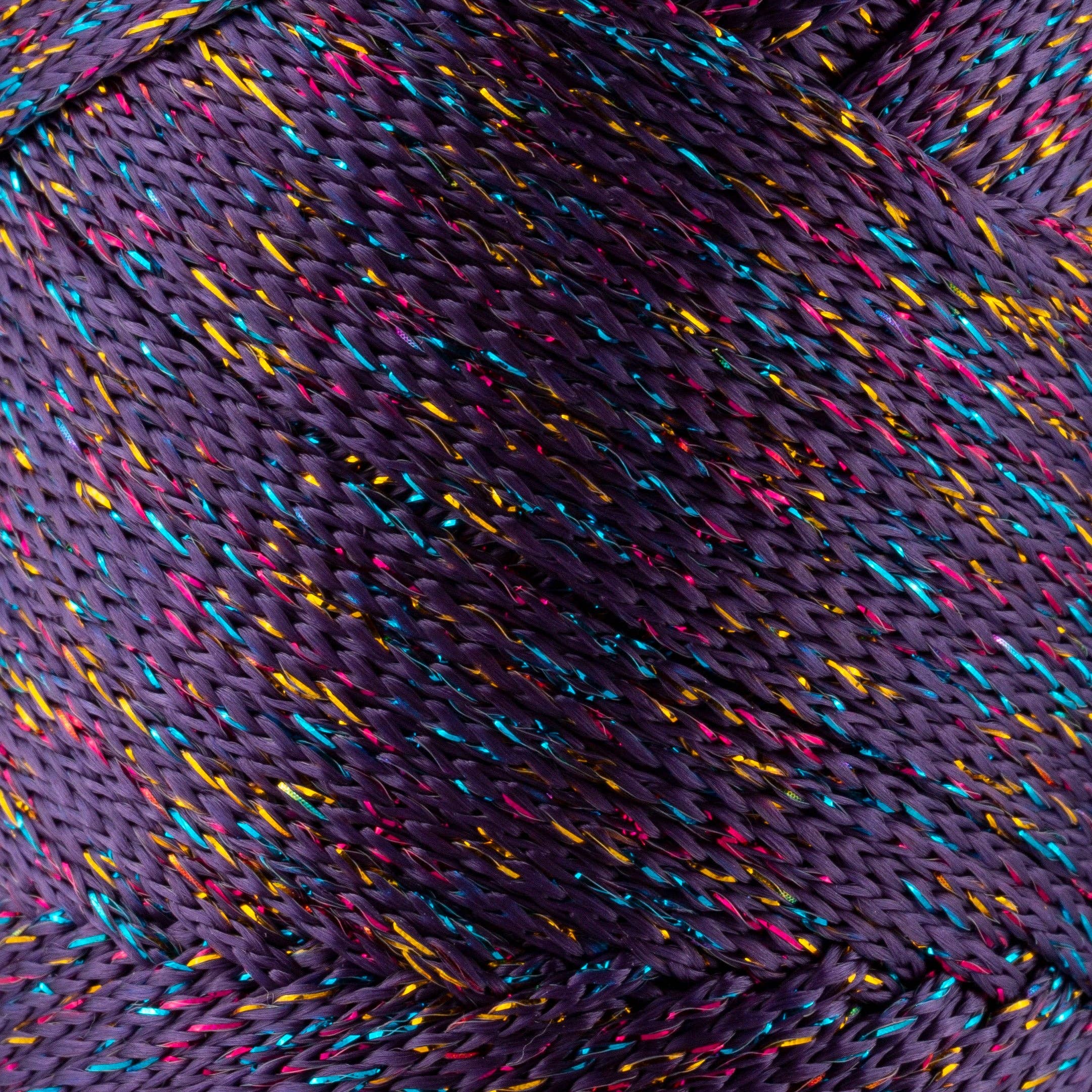 Sensy - Wholesale Yarn - Sensy Premium 2mm Multi Sparkle - 251 yards 90% Polypropylene / 10% Polyester Macrame Cord9