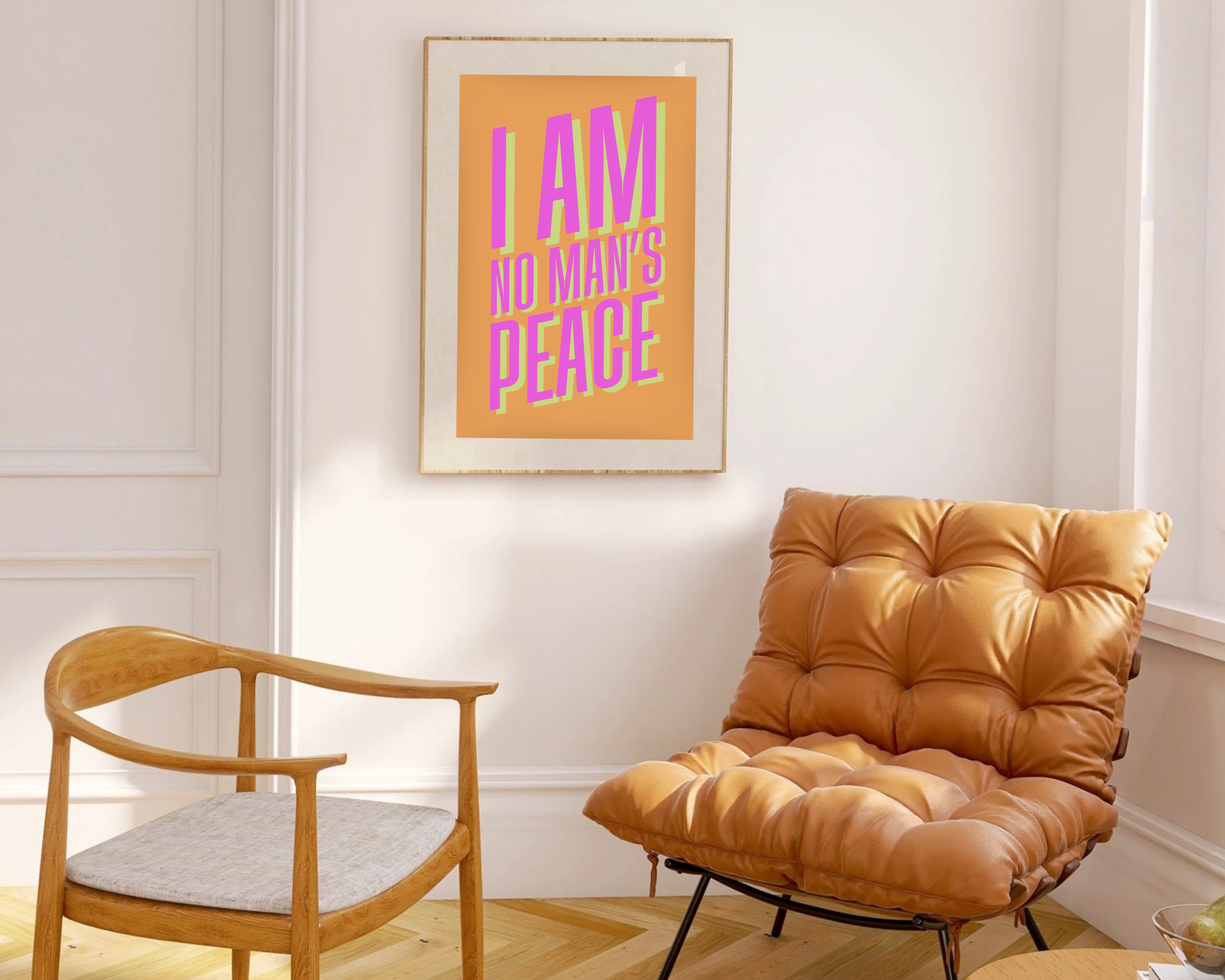 Olive Street Collective - Wholesale Art Print - I Am No Man's Peace Print16