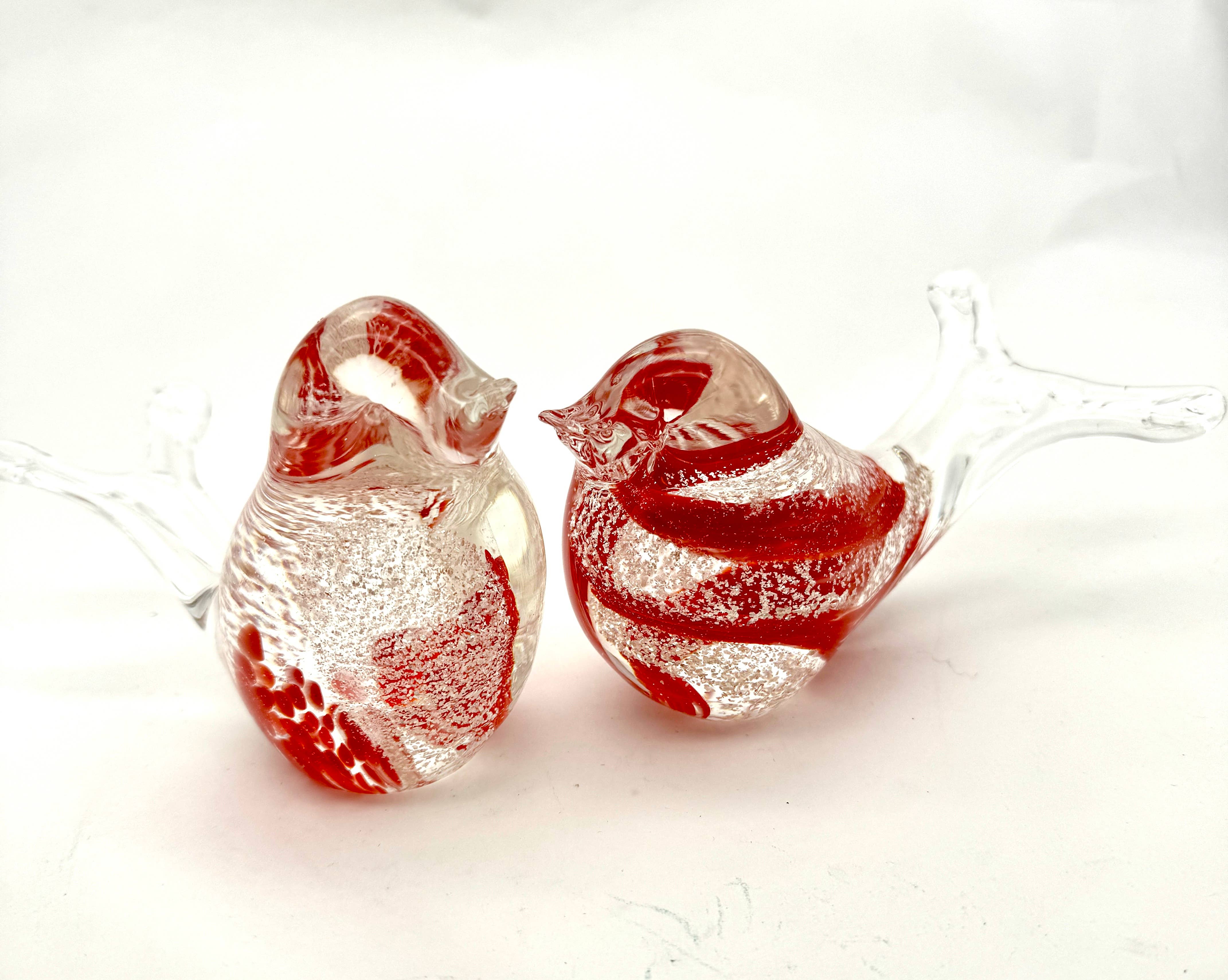 Alice Sturzinger LLC - Venta al por mayor Figura decorativa - Figura de pájaro golondrina de vidrio Murano multicolor soplado a mano1