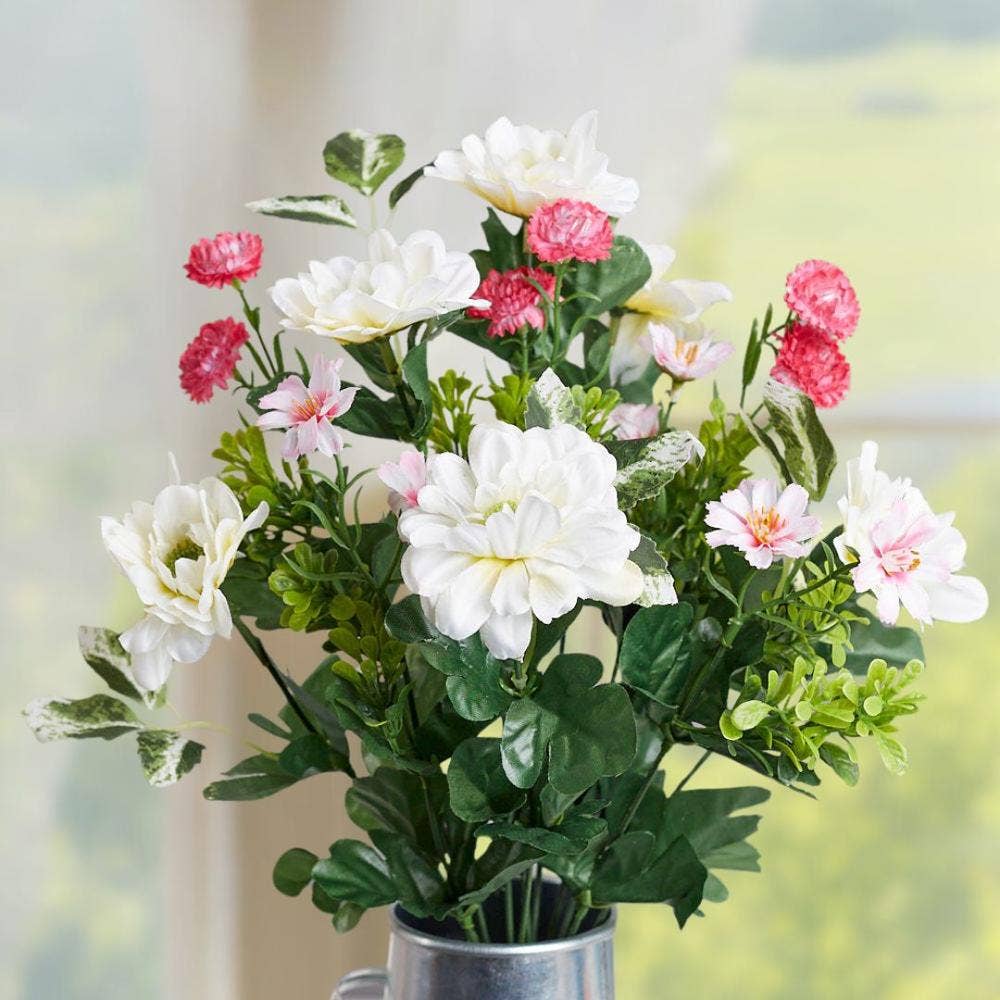 Factory Direct Craft - Wholesale Artificial Plant - Artificial Aster Mum Flower Bush3