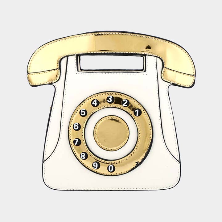 Sensibling Corp. - Wholesale Crossbody Bag - Women's - Telephone Shaped Crossbody Handbag
1