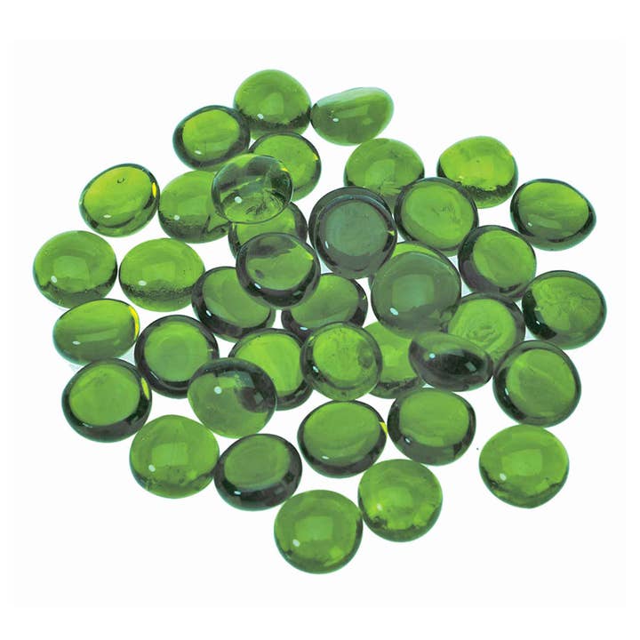 Glass Decor Marbles Green for wholesale by Portofino International Trading, USA