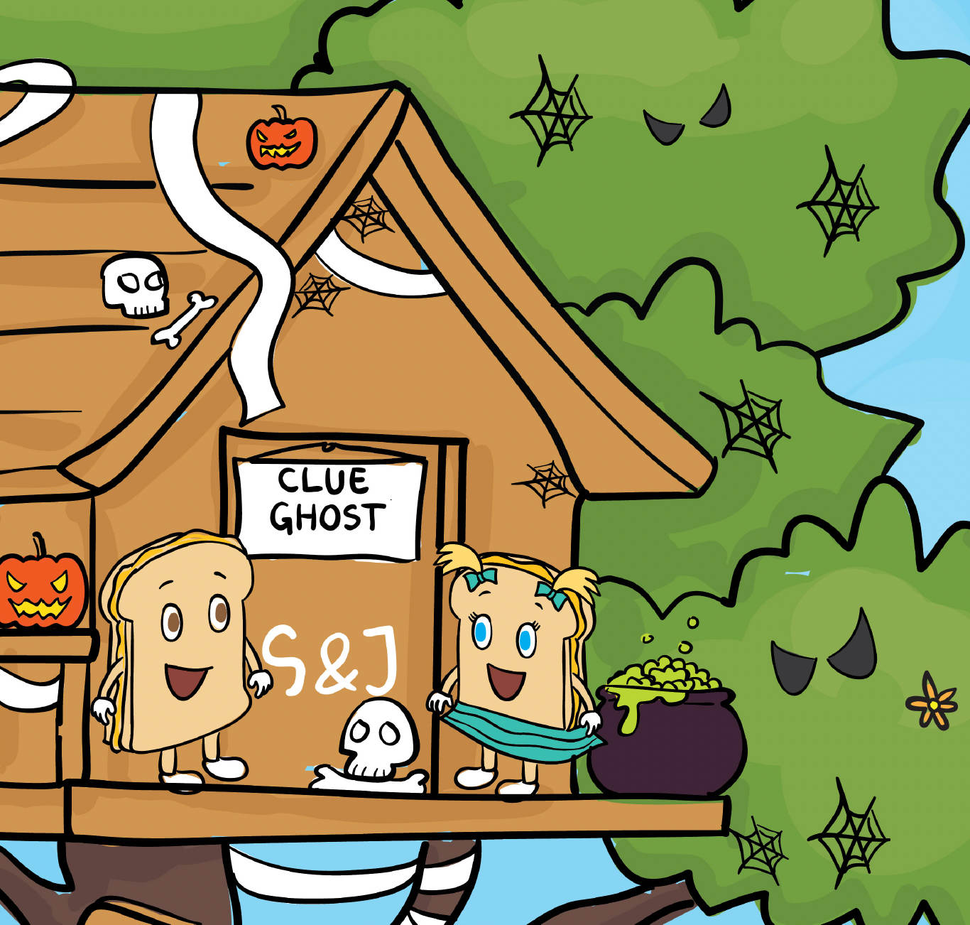 The Adventures of Susie & Johnny Grilled Cheese - Wholesale Early Reader Book (6-8) - Susie & Johnny Take A Trip to Halloween Hill: Holiday Adventure1