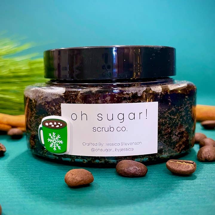 Holiday Spice Coffee Body Scrub - Small for wholesale by oh sugar!