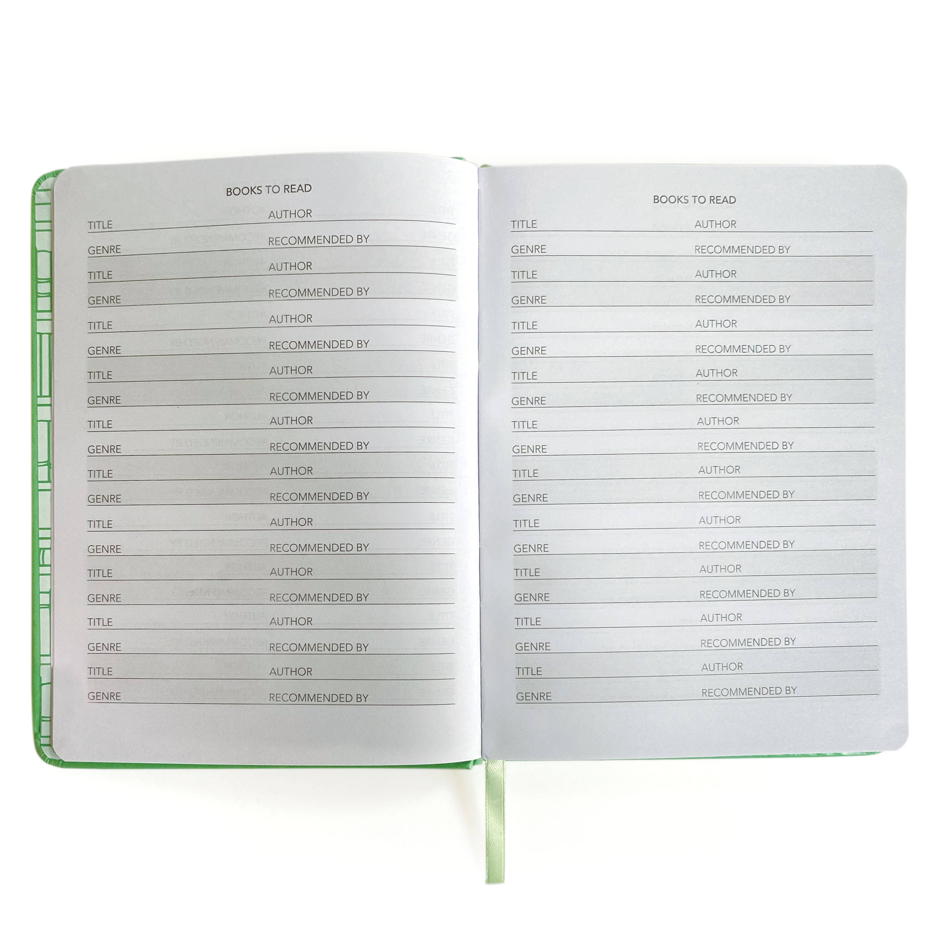 Paper House Productions - Wholesale Journal/Diary - Well Read Guided Journal - Green2