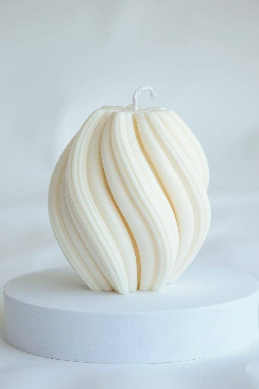 Candle Copenhagen - Wholesale Tapered Candle/Candlestick - SWIRL1