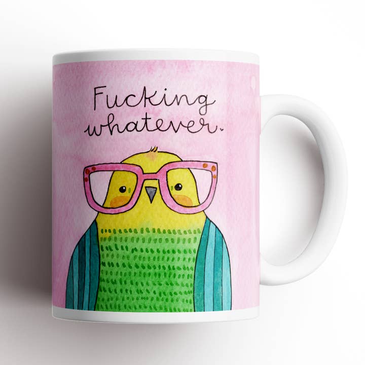 Disrupted Industries - Wholesale Coffee Mug - Fucking Whatever Derpy Bird Mug