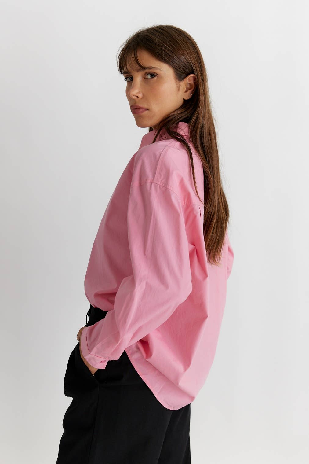 MOD REF - Wholesale Button Down Shirt - Women's - The Ema Top | Collared Button-Down Top42