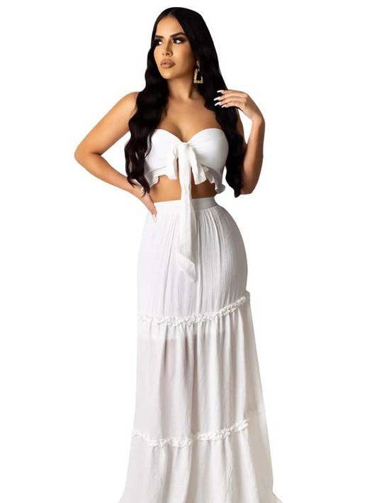 DAMEN SOMMERMODE 2-TEILIGES KLEID-SET für den Großhandel von By Claude