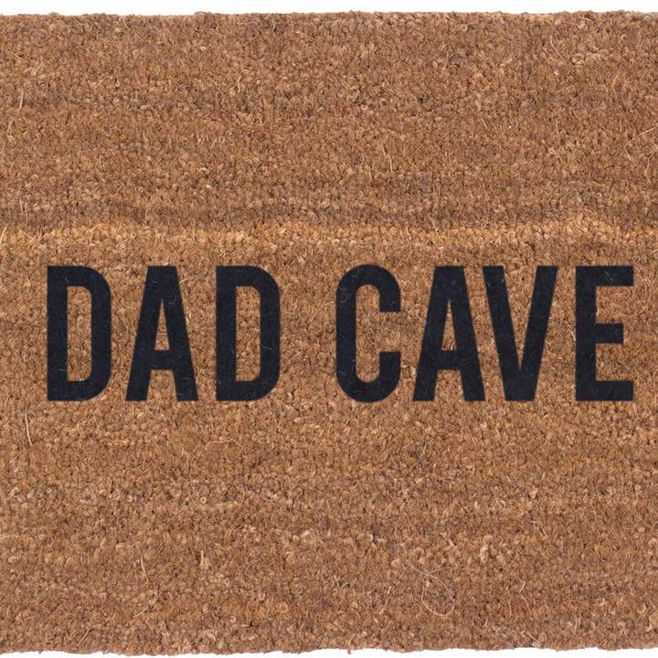 Dad Cave - Vinyl Backed Coco Mat for wholesale by CocomatsNMore