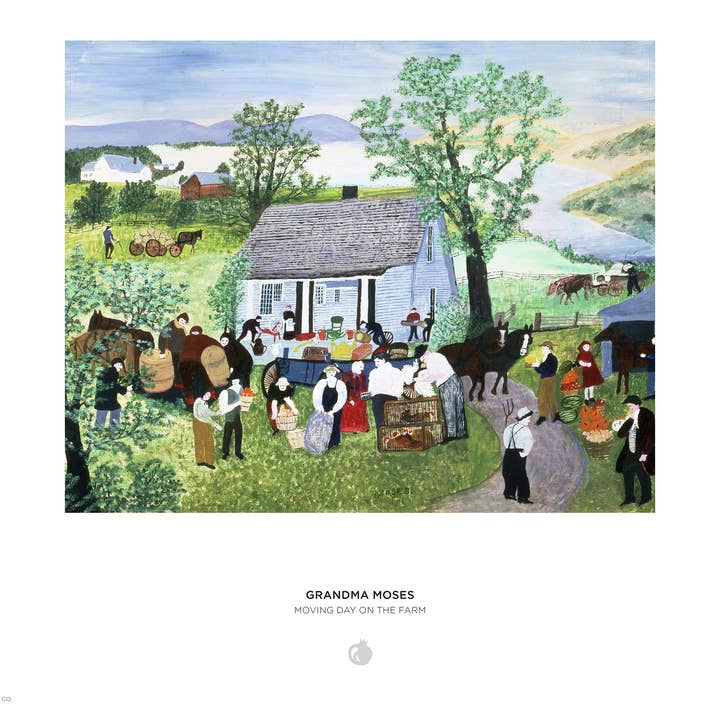 Pomegranate - Wholesale Puzzle - Adult - Grandma Moses: Moving Day on the Farm 1000-Piece Jigsaw Puzzle2