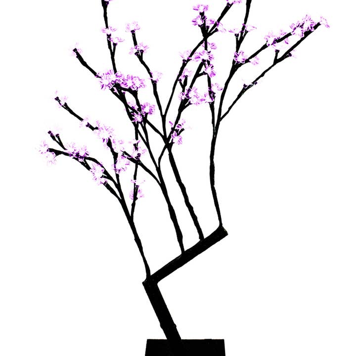 2.5' Purple LED Cherry Tree for wholesale by Winterland Inc.