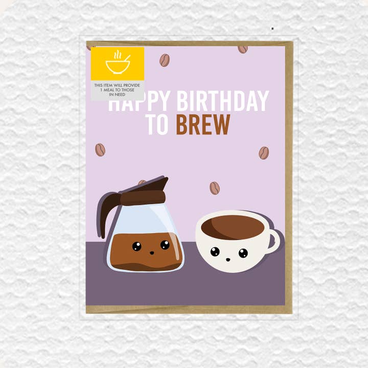 IMPAPER - Wholesale Birthday Card - Happy Birthday to Brew Birthday Card