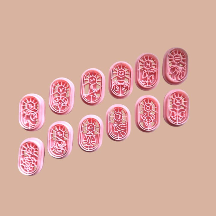 Sternzeichen Ohrringe Ton Ausstecher für den Großhandel von Roussell Prints and Demand LLC