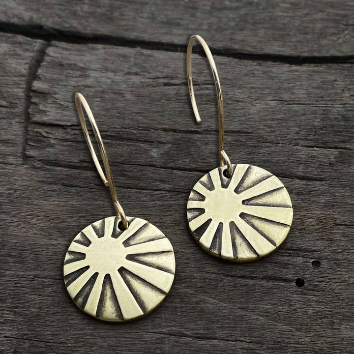 Sunrays Earrings for wholesale by Daphne Lorna