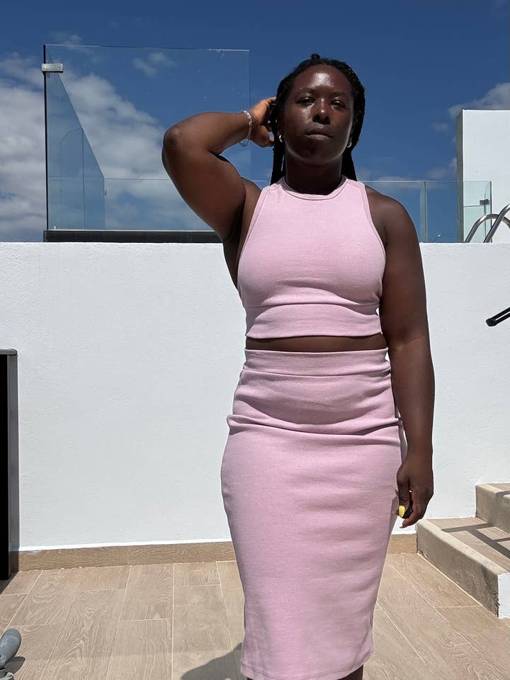 CARTAGENA SKIRT ORDCHID for wholesale by MAS Montreal