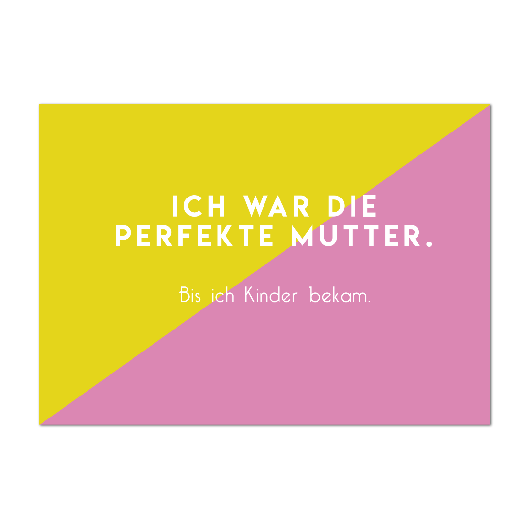 Rabenmütter Verlag UG - Wholesale Postcard - Postcard “Perfect mom”0