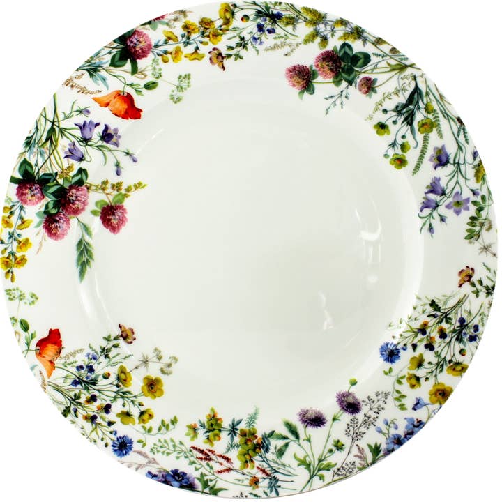 Field Flowers 12" Platter for wholesale by Rob Turner THE ART OF TABLEWARE