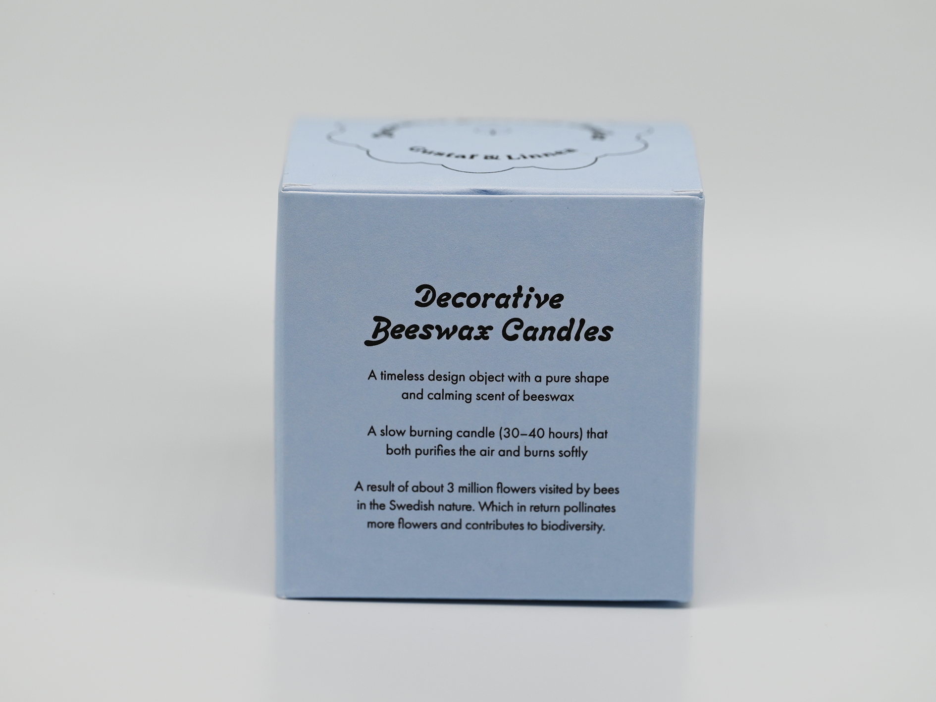 Gustaf och Linnea - Wholesale Novelty Candle - Beeswax Candle Salmbär2