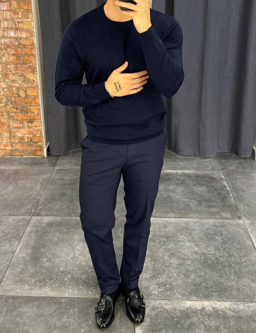 MAKAI the label - Wholesale Knit Sweater - Men's - Wool blend crewneck - Kaio3