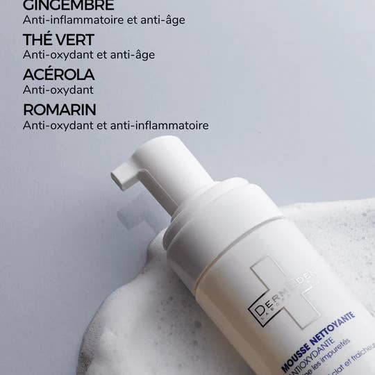 DERMEDEN - Vente Nettoyants pour le visage - Mousse Nettoyante Antioxydante1