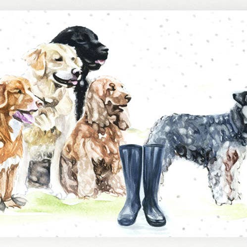 Ceramic Platter - Waiting for Walkies for wholesale by Country Creation