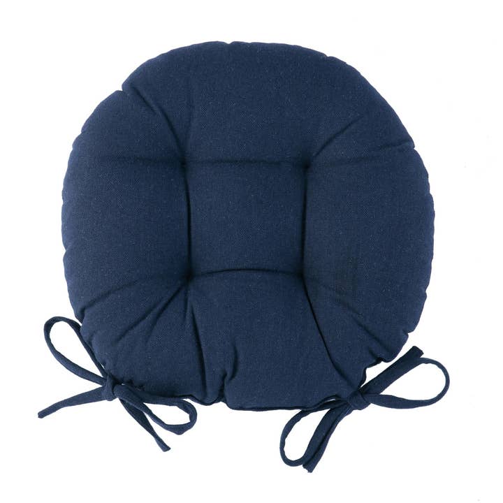 Rinkit Ltd - Wholesale Chair Cushion - Harbour Housewares Round Garden Chair Seat Cushion8