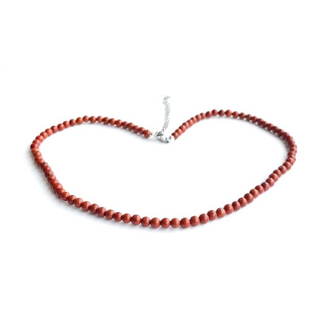 Rode jaspis ketting - Rode jaspis ketting voor wholesale door Babyzus