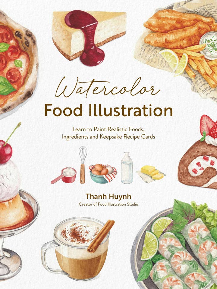 Watercolor Food Illustration: Realistic Foods & Recipes for wholesale by Macmillan Publishers
