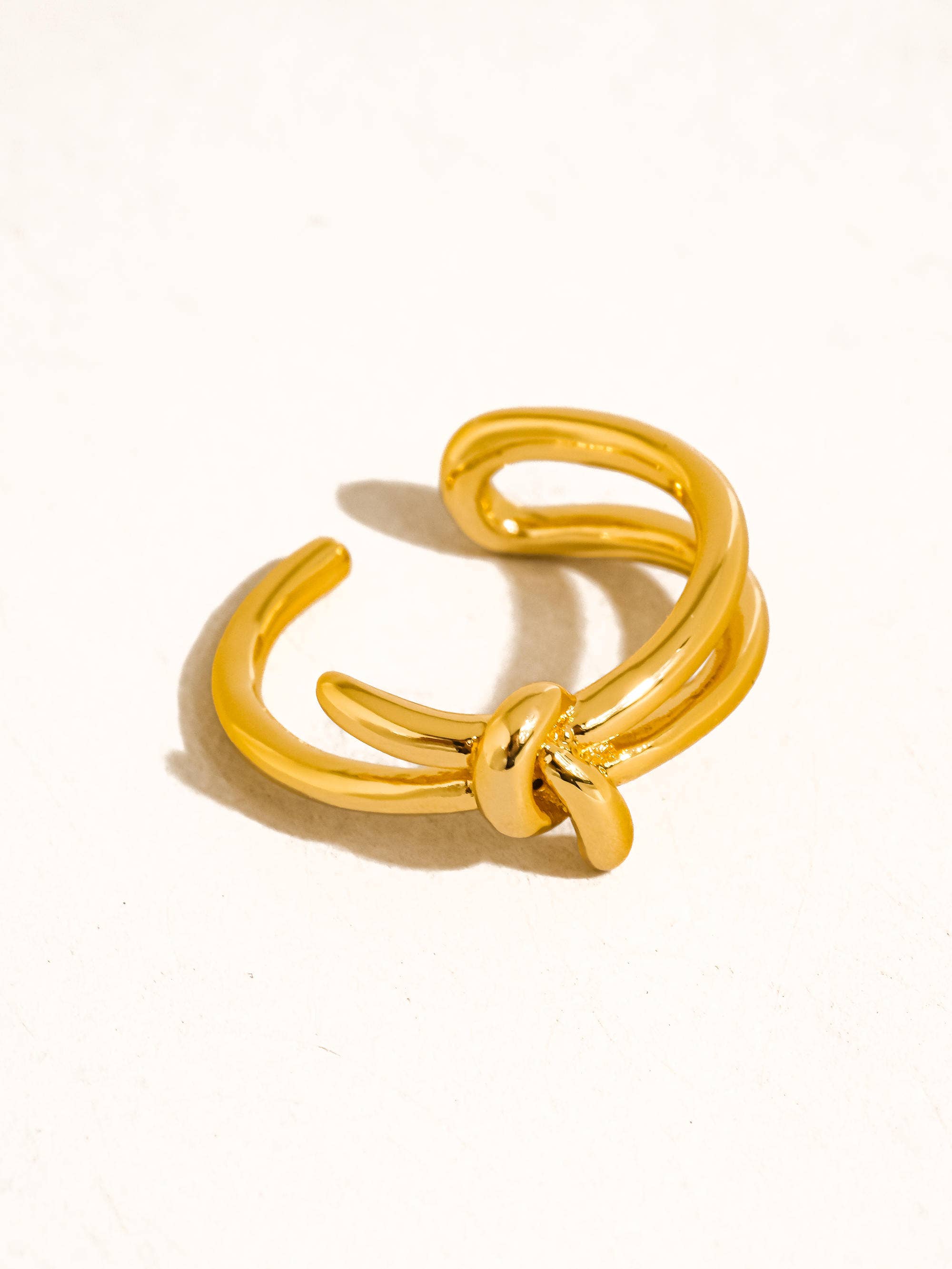 Virelle 18K Gold Vintage Knot Ring for wholesale on Faire