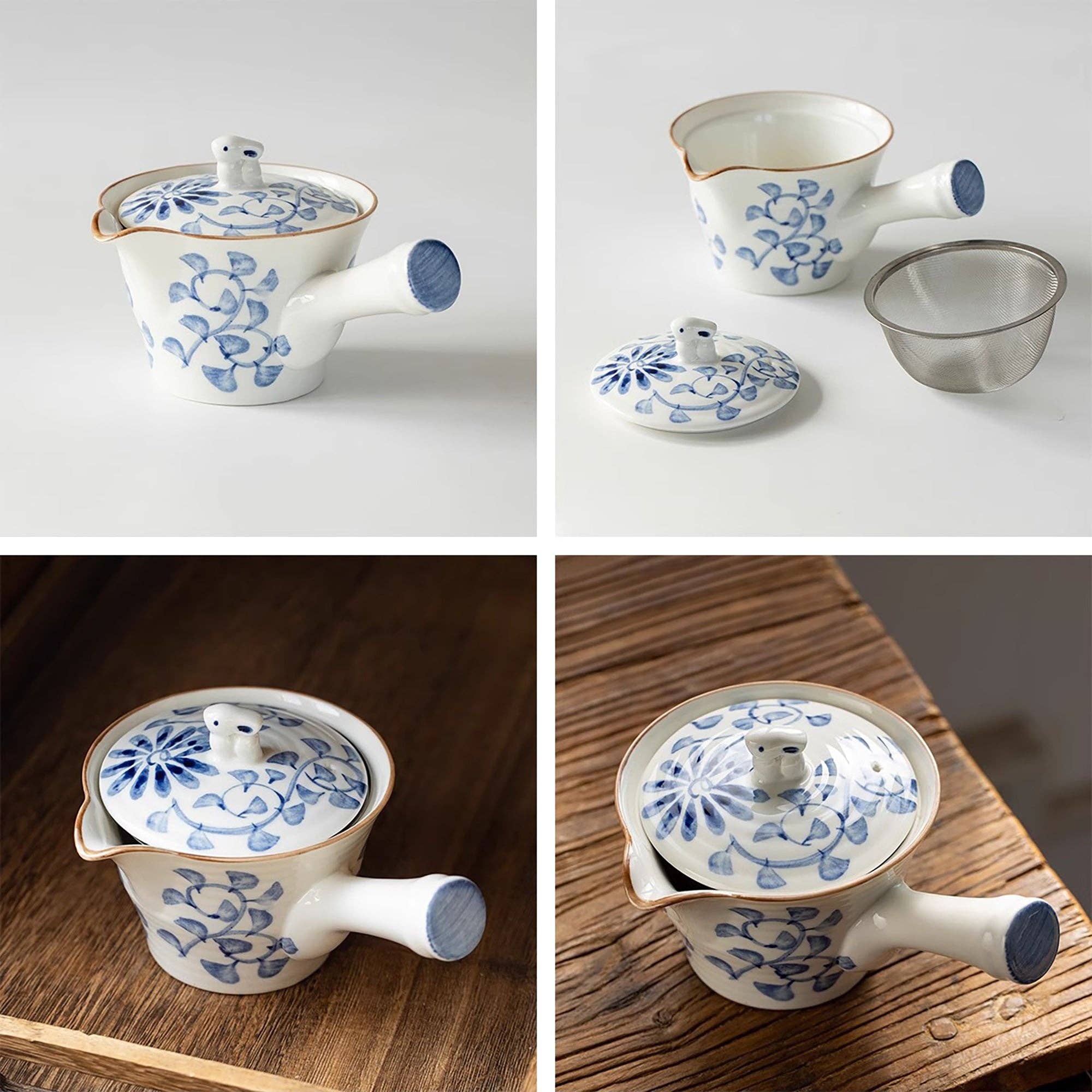 MinoCraft - Vente Théière - Théière kyusu en céramique Minoyaki8