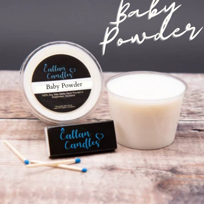 110g Jumbo Baby Powder Soy Wax Melt for wholesale by Callan Candles