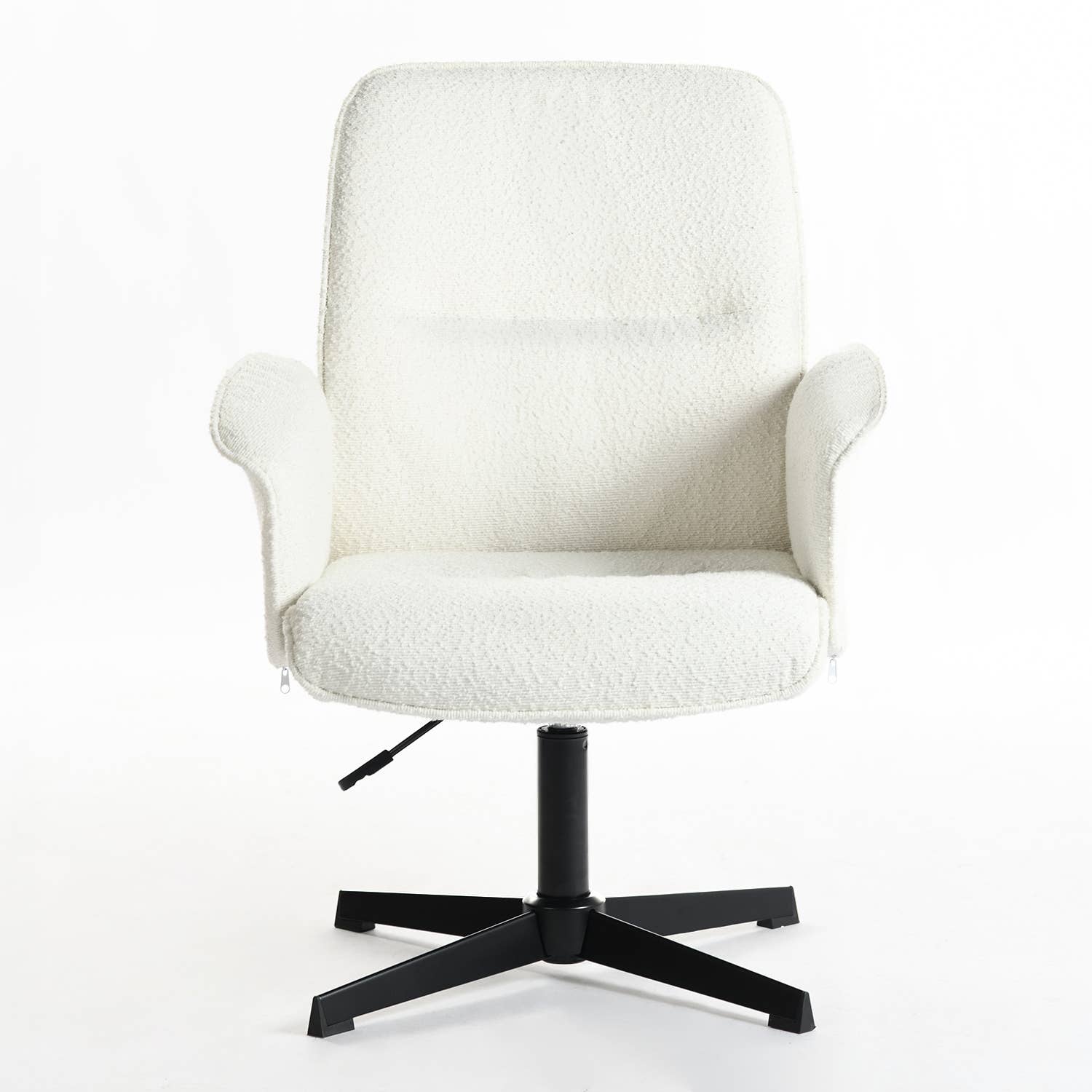 39F Inc. - Wholesale Chair - THOMASINA Relax Swivel Accent Chair/Office Chair-White2
