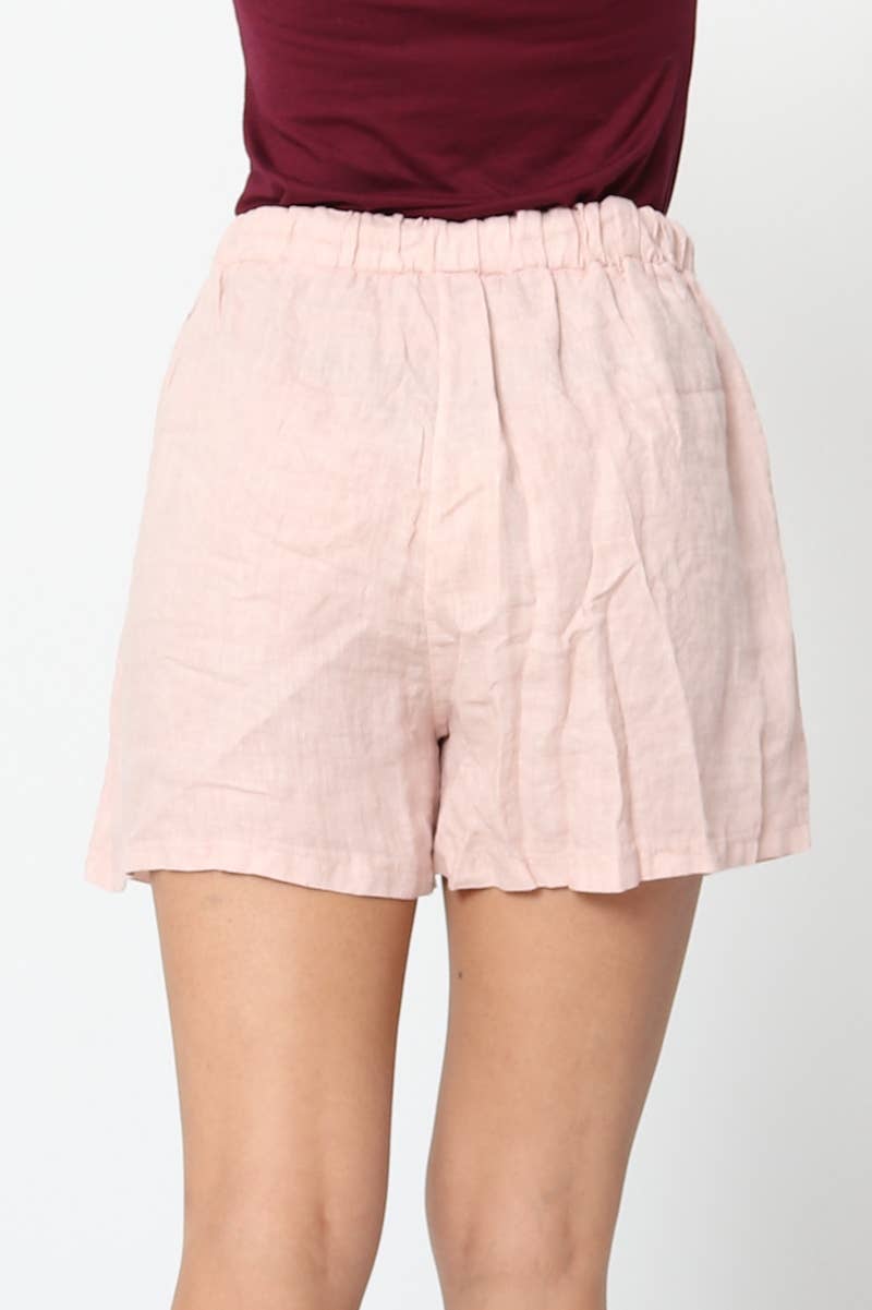 LÉA & LUC - Wholesale Korte broeken - Dames - Korte broek van 100% linnen REF. 857015