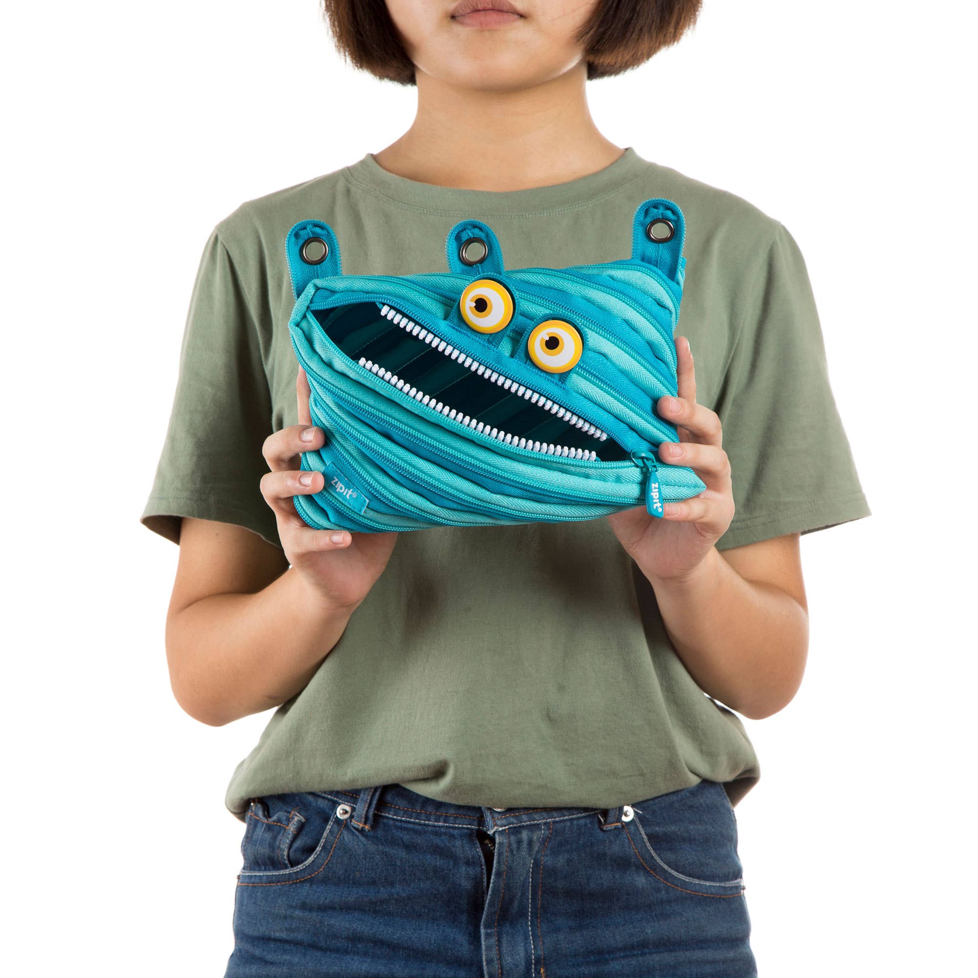 ZIPIT – Bolsa/estojo para lápis por atacado – Bolsa para lápis ZIPIT Wildlings 3 argolas11